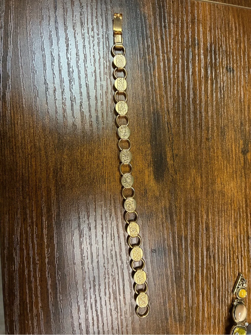 Sarah Coventry Gold-Tone Coin Link Bracelet - Women's Fashion Jewelry